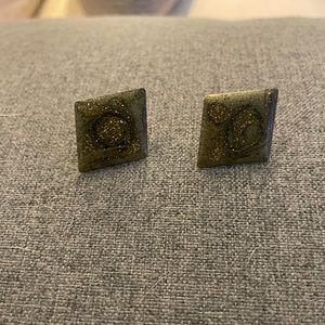 VINTAGE sparkly diamond earrings